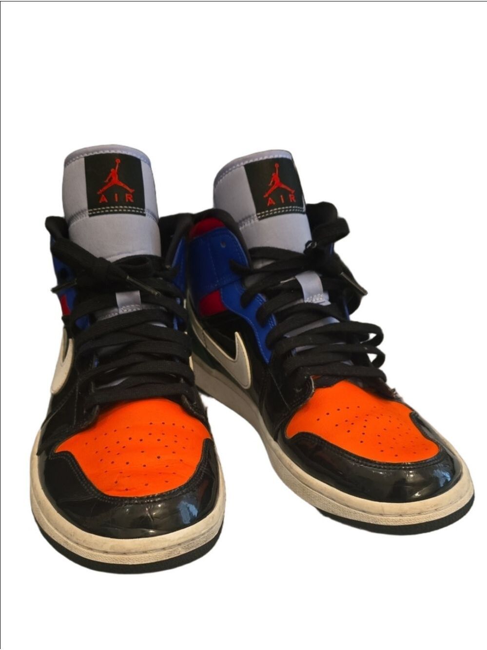 Nike Air Jordan 1 Mid SE "Multi Patent" Sneakers, Size 11